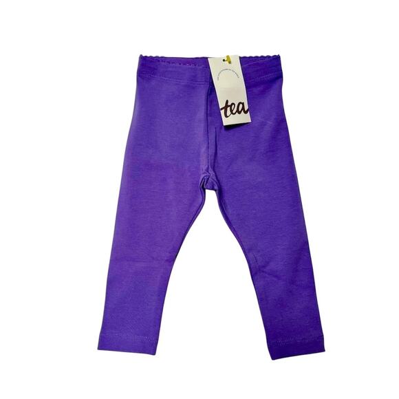 NWT Tea Collection Solid Baby Leggings 3-6m - Picture 1 of 4